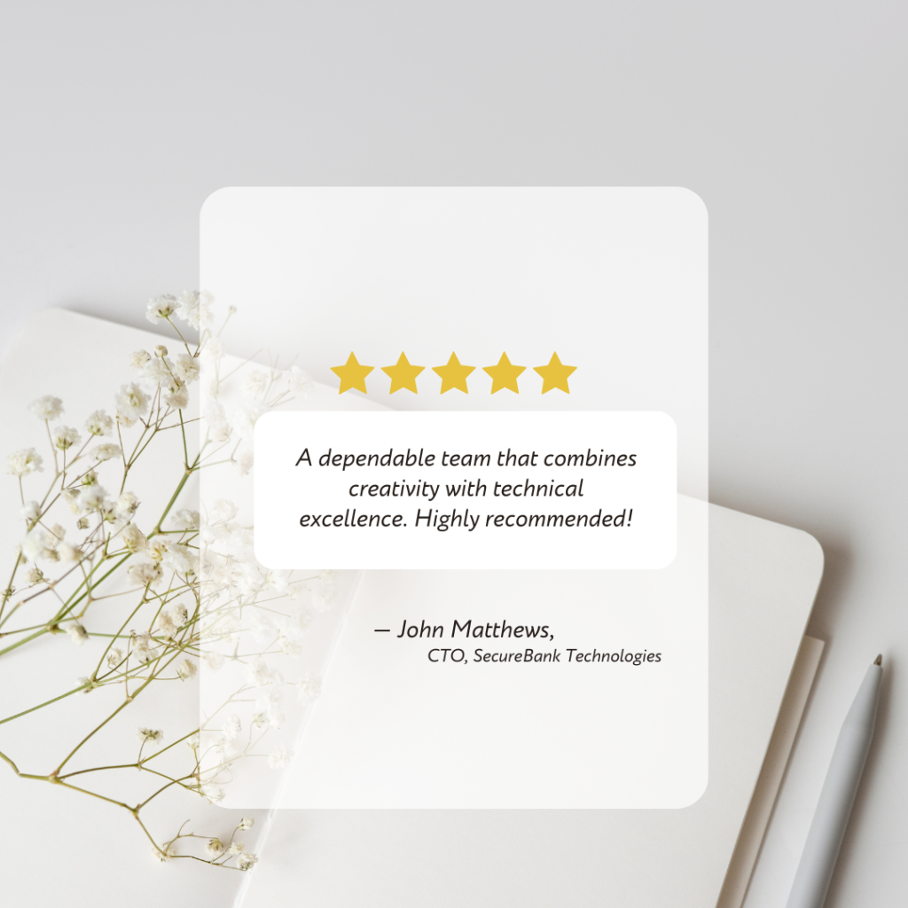 Copy of White Elegant Minimalist Testimonial For Women's Business Instagram Post